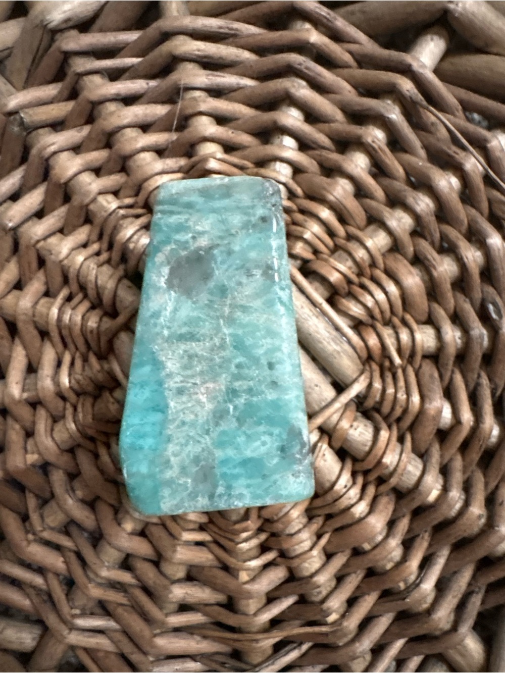 Rectangular Amazonite Stone - Picture 4 of 4